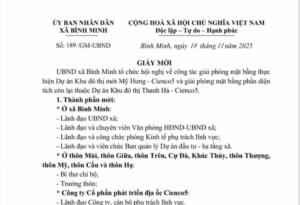 giải phóng mặt bằng