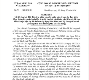 kế hoạch triển khai mỹ hưng