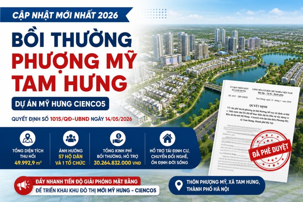 quyết định bồi thường mỹ hưng
